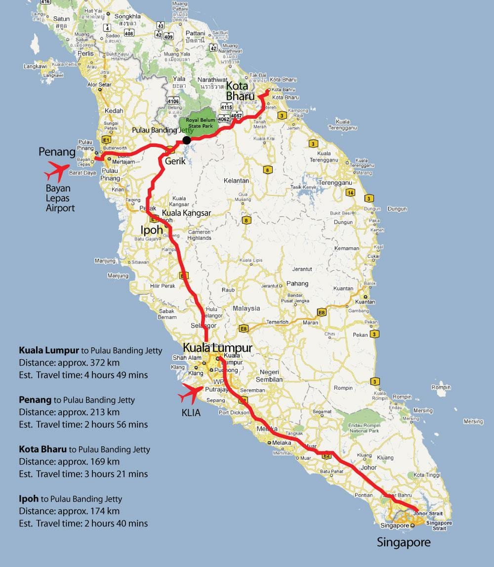 ipoh v malajzii mapu