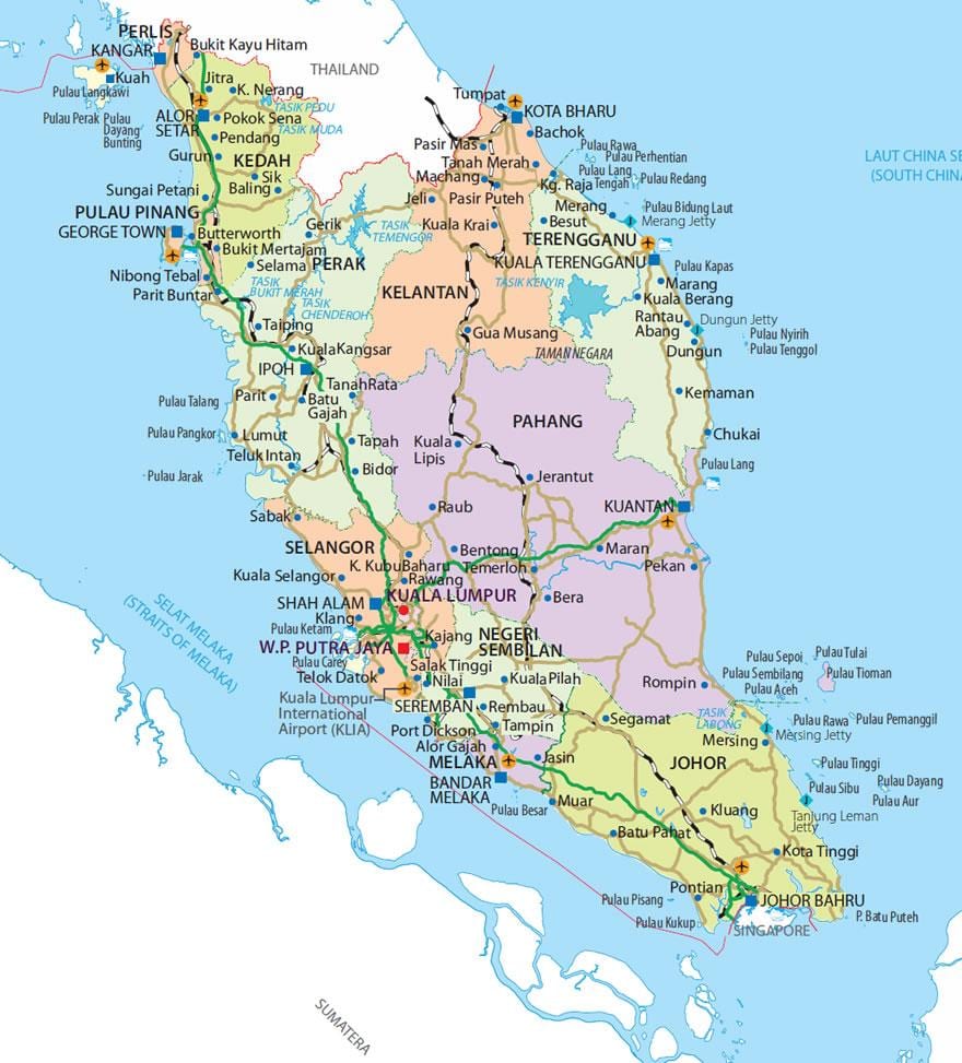 penisular malajzia mapu