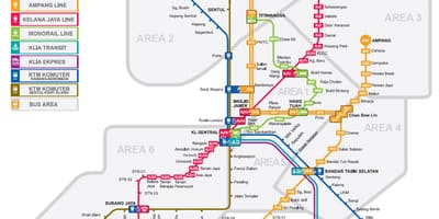 Lrt mapu malajzie 2016