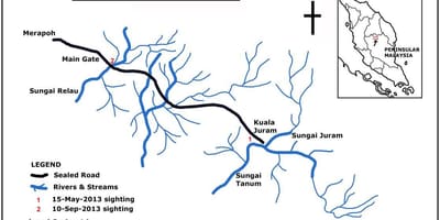 Mapu malajzie rieka