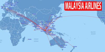 Mapu malajzie trasy