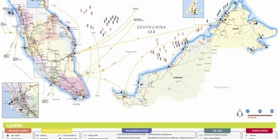 Pomôcka mapovania spoločnosti malajzia